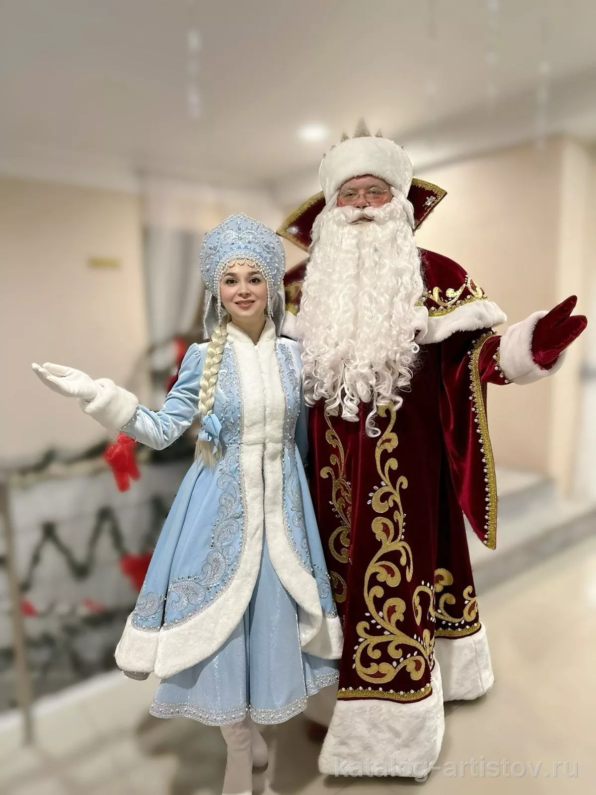 Дед Мороз и Снегурочка Олег Шарин и Маргарита Асанова — фото 2